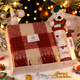 斐禮物飾生日禮物送女生朋友閨蜜實(shí)用的高級感圣誕節2025新款杯子圍巾禮盒 保溫杯+紅色格子圍巾+公仔 500ml