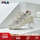 FILA HERITAGE 斐樂(lè )官方女子籃球鞋年冬季新款低幫運動(dòng)鞋潮流休閑鞋女 燕麥色/黃水泥-OC 36.5