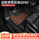 三力必達適用于英菲尼迪QX80汽車(chē)腳墊10-24年款專(zhuān)用防水TPE包門(mén)檻全包圍 【爆款推薦】TPE腳墊+棕色納米絨墊 10-24年五座-223座椅布局不能用