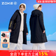 洲克（ZOKE）棉服兒童游泳2025男童女童青少年訓練成人冬季外套加絨保暖起水服 黑色青少年款 525606207Y-5 下單贈臂章 150