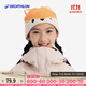 迪卡儂（DECATHLON）兒童滑雪帽子保暖可愛(ài)毛線(xiàn)帽戶(hù)外高彈柔軟滑雪帽 小狐貍桔色 均碼