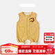 嘟嘟家童裝寶寶背帶褲秋冬嬰兒卡通長(cháng)褲加厚冬季男童女童褲子冬款 黃色 90 cm