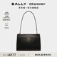 BALLY巴利【尊享折扣】Emblem黑色皮革女士單肩包6306504 黑色 6306504 均碼
