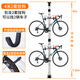 微騎自行車(chē)掛架免打孔穩定承重易安裝頂天立地墻壁架展示架掛鉤立式 【加強加粗】4米款配2付鋁掛鉤