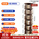 Mamorino德國品牌全實(shí)木旋轉書(shū)架360度書(shū)柜家用閱讀收納架兒童落地置物架 六層-胡桃木色固定旋轉款 【免費上門(mén)包安裝】
