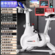 汗馬動(dòng)感單車(chē)家用款藍牙APP室內小型腳踏車(chē)運動(dòng)減肥健身器材 D11-物磁雙阻靜音-直播課年卡-白