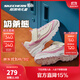 Skechers斯凱奇兒童奶茶熊老爹鞋秋季舒適女大童休閑鞋熊貓鞋302524L 蜜桃思慕雪/WLV 34