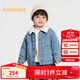 巴拉巴拉童裝男童牛仔外套加絨保暖冬裝2025上衣【商場(chǎng)同款】201425105101