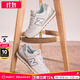 NEW BALANCE男鞋女鞋 秋季新款nb574運動(dòng)鞋輕便網(wǎng)面透氣跑步情侶低幫休閑鞋子 灰白色【574系列】 40.5 (內長(cháng)255mm)
