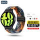 BHO【熱銷(xiāo)2千+】適用三星手表表帶galaxy watch7/8表帶classic6/5pro/尼龍編織磁吸表帶男生款夏天季 磁吸·迷彩七彩色 三星Watch7/6/5/4（20mm通用）