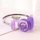 柏林之聲復古2025新款頭戴式耳機小巧便攜無(wú)線(xiàn)藍牙高音質(zhì)久戴不痛 元氣紫