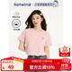 熱風(fēng)女士短袖T恤上衣2025年夏季新款快樂(lè )女孩印花短T粉色少女T恤 14粉紅 L