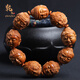 精品橄欖核手串佛魔一念之間手工雕刻核雕文玩手把件高油高密手鏈 直徑19mm左右8年老師精工推薦