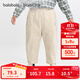 巴拉巴拉balaOne寶寶長(cháng)褲寬松蘿卜褲休閑褲燈芯絨2025秋季新款嬰兒褲子萌 晨灰20114 100
