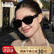 眼鏡生活（LOHO）貓眼墨鏡女款大框寬邊方圓臉顯臉小防曬復古太陽(yáng)眼鏡駕駛開(kāi)車(chē)專(zhuān)業(yè)