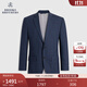 布克兄弟（BrooksBrothers）男士秋冬新款綿羊毛暗格紋質(zhì)感西裝 4004-藏青色 S 40SH