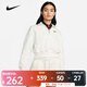 耐克（NIKE）女子OVERSIZE風(fēng)半長(cháng)拉鏈開(kāi)襟短款加絨運動(dòng)衫 SPORTSWEAR PHOENIX DQ5768-133 S