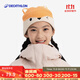 迪卡儂（DECATHLON）兒童滑雪帽子保暖可愛(ài)毛線(xiàn)帽戶(hù)外高彈柔軟滑雪帽 小狐貍桔色 均碼