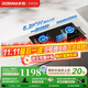 老板（Robam）【小灶王】E1燃氣灶煤氣灶雙灶家用爐具5.2kW智慧大火力定時(shí)灶嵌入式熄火保護全進(jìn)風(fēng)可調節底盤(pán) 天然氣 5.2kW 定時(shí)灶