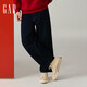 蓋璞（GAP）男女裝秋季款純棉寬松水洗闊腿中腰牛仔褲美版621916