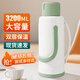 欣美雅熱水瓶暖壺學(xué)生用宿舍大容量暖瓶開(kāi)水瓶家用老式塑料外殼保溫水壺 綠色長(cháng)效保溫 3.2L