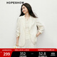 紅袖垂感通勤小西裝2025夏季新款女裝正肩七分堆堆袖休閑氣質(zhì)短外套 淺米005 M