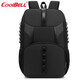 COOL BELL加大加厚電腦包17 17.3 18英寸防震雙肩包 商務(wù)男大容量旅行背包 黑色 裝17.3/18英寸電腦