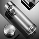 胖東來(lái)同款保溫杯茶杯鋼化玻璃杯防摔打不碎的大號套裝防爆保溫過(guò) 【雙層加厚防爆防漏】350流光銀