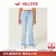 HOLLISTER25春夏新款Y2K低腰星星圖案微喇牛仔褲女裝355-5526 淺色 29 165/74A 8標準版
