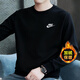 耐克（NIKE）男裝 2025冬季新款運動(dòng)保暖防寒加絨圓領(lǐng)休閑時(shí)尚衛衣輕便套頭衫 黑色/加絨保暖 L