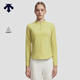 迪桑特（DESCENTE）【容祖兒同款】女士吸濕速干磨毛長(cháng)袖針織衫秋冬 LM-青檸色 M (165/84A)