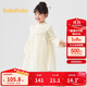 巴拉巴拉童裝女童新中式連衣裙2024秋裝兒童連衣裙網(wǎng)紗A字裙208324111001