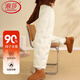 浪莎羽絨褲女外穿2025年冬季新款零下40度防寒褲高腰小個(gè)子寬松保暖褲