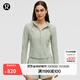 lululemon丨Define 女士短款連帽夾克 *網(wǎng)面 LW3JHWS 霧綠 S /6