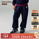 PawinPaw卡通小熊童裝秋冬男童加絨針織褲休閑運動(dòng)長(cháng)褲 Navy藏青色/59 110