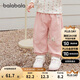 巴拉巴拉童裝兒童長(cháng)褲寶寶束腳褲子男童女童休閑褲寬松2025秋209325108202