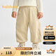 巴拉巴拉寶寶長(cháng)褲加絨加厚束腳褲冬女童褲子2025【商場(chǎng)同款】201425108001