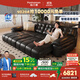 帕沙曼泡泡熊真皮電動(dòng)沙發(fā)床客廳現代簡(jiǎn)約可伸縮多功能沙發(fā)7143ZP 【三電動(dòng)】3.28米 多人位 【旗艦版 l 進(jìn)口頭層S++級青皮NS】