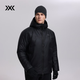XBIONIC海貍200g金標P棉保暖連帽棉服男加厚棉衣抗寒防風(fēng)冬季新品 暗夜黑 M