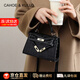 CAHOE KULLO凱莉包包女款輕奢品牌女士斜挎手提包生日情人節禮物送女朋友老婆 黑色-CK女包送女朋友老婆閨蜜生日禮物