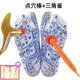 三角雀足底養生襪子帶穴位圖足部足療腳底按摩襪子純養生棉質(zhì) 升級套餐[穴位襪+點(diǎn)穴棒+三角雀】