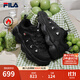 斐樂(lè )（FILA）官方豌豆加絨鞋老爹鞋2025冬季新款休閑厚底運動(dòng)鞋男鞋 黑-BK 42