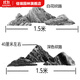 佳瑞園林現代中式天然雪浪石景觀(guān)石組合泰山石頭室內庭院造景擺件 一組3塊長(cháng)1.5米單塊厚10厘米左右