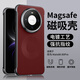 斯得弗適用華為mate80手機殼Mate80pro保護套輕奢電鍍皮質(zhì)輕薄防摔磁吸設計星環(huán)高級感無(wú)邊框硬殼-楓葉紅