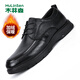 木林森（MULINSEN）男士休閑皮鞋加絨保暖皮鞋商務(wù)牛皮鞋子男 SL257110