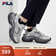 斐樂(lè )（FILA）魚(yú)刺3代老爹鞋女鞋春新款休閑鞋厚底增高鞋運動(dòng)鞋 薄霧灰/南極灰-HA 38