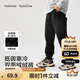 巴拉巴拉童裝兒童褲子男童女童長(cháng)褲2025冬加絨運動(dòng)休閑束腳褲209425108204