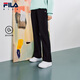 斐樂(lè )FILA兒童童裝長(cháng)褲2026年春季新款女童中大童休閑寬松針織褲子 傳奇藍-NV 150