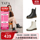 他她（TATA）2023冬休閑馬丁靴女靴WUY02DZ3 黑色（單里）WUY02DZ4 37