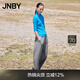 JNBY/江南布衣【商場(chǎng)同款】25秋新品休閑褲寬松抽繩直筒褲5P9E12330 074/淺雜灰 XS